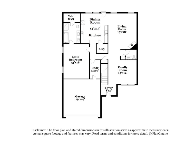 2,625/Mo, 9404 Glen Falls Ln Denton, TX 76210 Floor Plan View