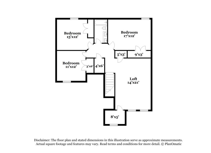 2,625/Mo, 9404 Glen Falls Ln Denton, TX 76210 Floor Plan View 2