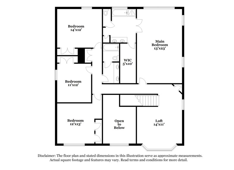 3,175/Mo, 2325 Cimmaron Dr Plano, TX 75025 Floor Plan View