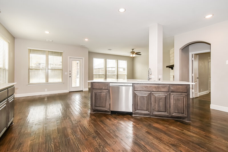 2,895/Mo, 1129 Quail Dove Dr Little Elm, TX 75068 Kitchen View 2