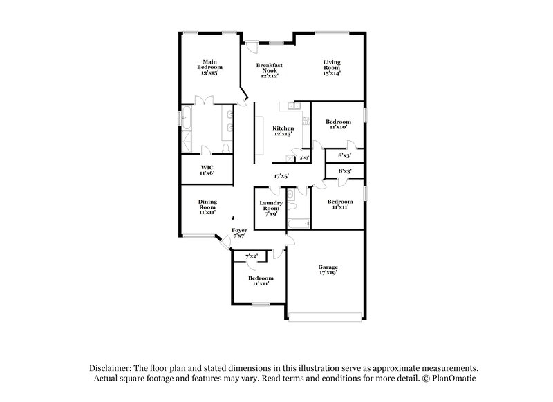 2,440/Mo, 1029 Madelia Ave Fort Worth, TX 76177 Floor Plan View