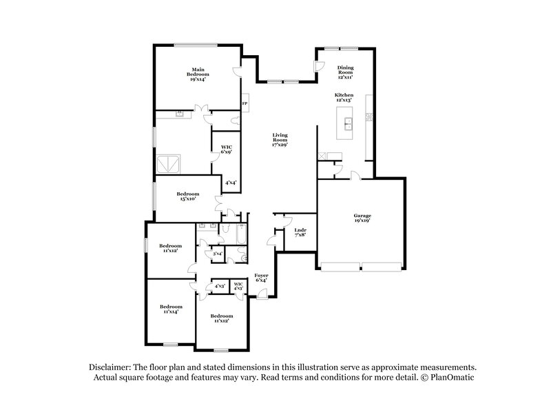 3,015/Mo, 1505 Tavistock Rd Forney, TX 75126 Floor Plan View