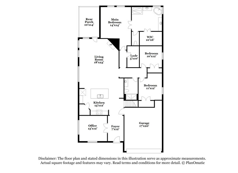 3,130/Mo, 157 Colonial Trce Fate, TX 75189 Floor Plan View