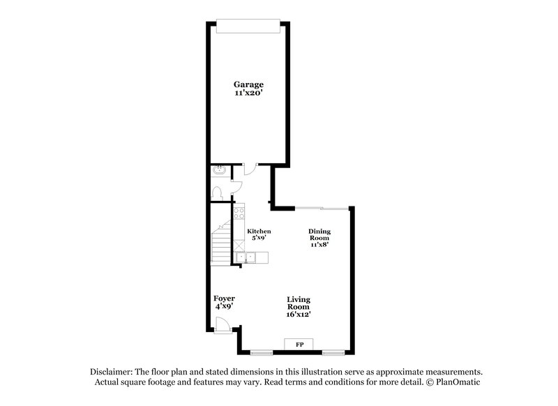 1,670/Mo, 4943 Rolling Vis Mesquite, TX 75150 Floorplan View