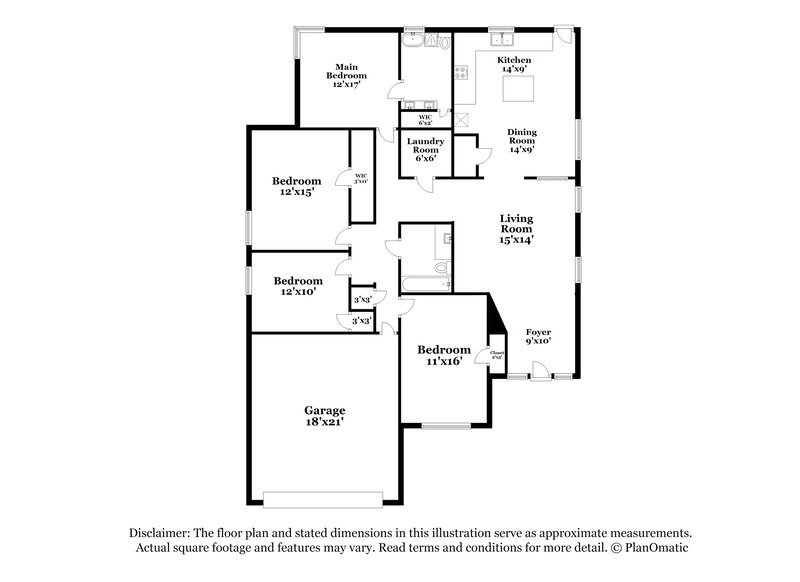 2,530/Mo, 1732 Jacona Trl Fort Worth, TX 76131 Floor Plan View