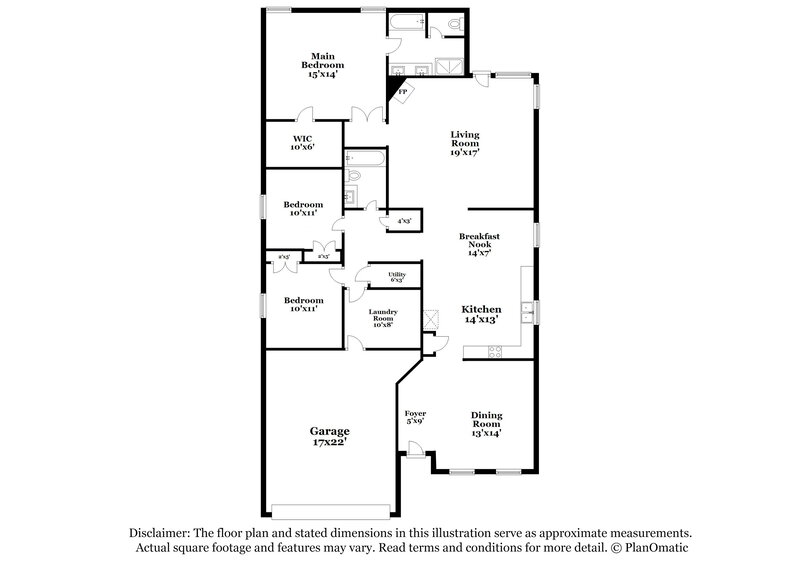 2,790/Mo, 2840 Shoreline Way Lewisville, TX 75056 Floorplan View
