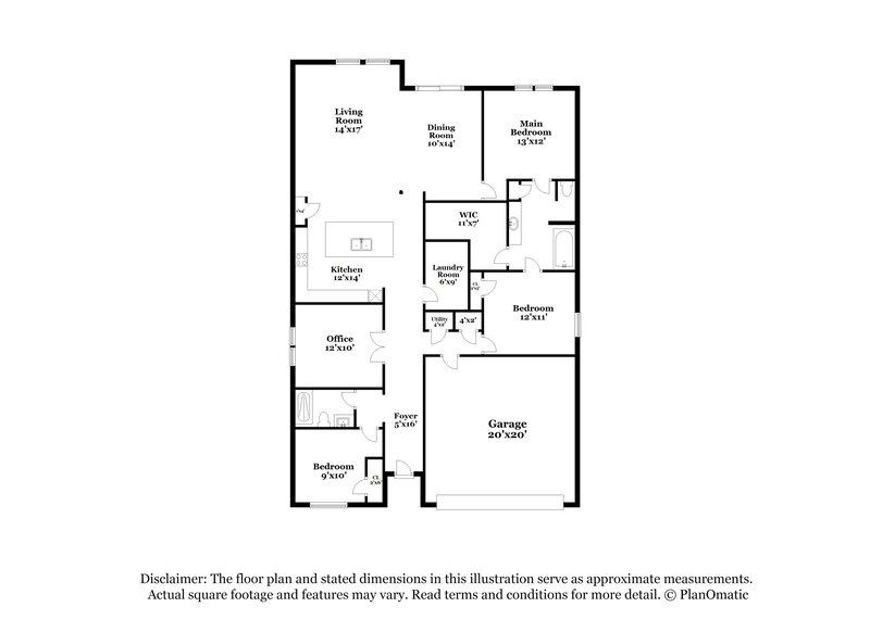 2,405/Mo, 7508 Lake Vista Way Fort Worth, TX 76179 Floor Plan View
