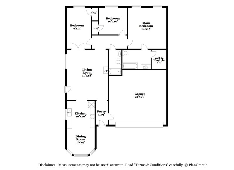2,130/Mo, 1121 Sandalwood Dr Fort Worth, TX 76140 Floor Plan View