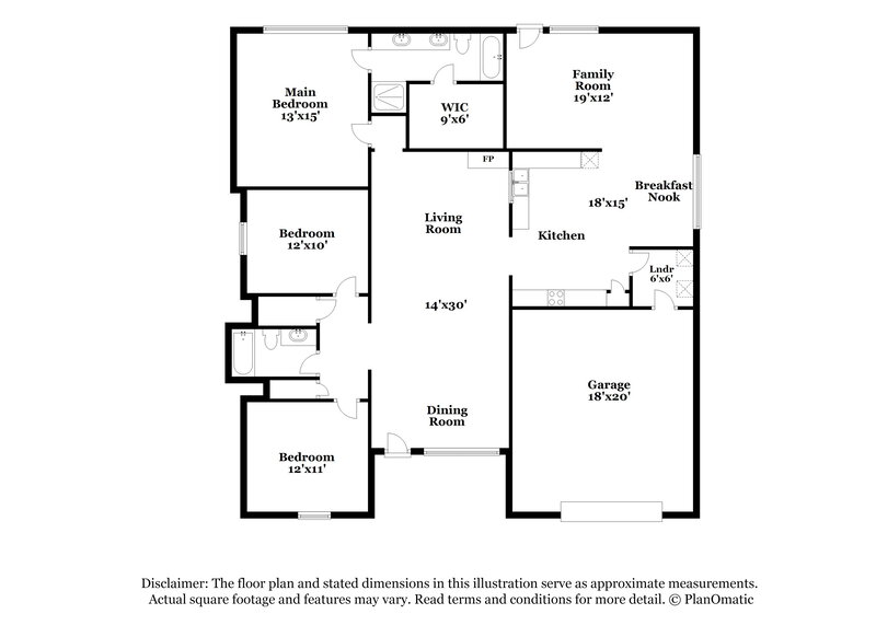2,050/Mo, 109 Painted Trl Forney, TX 75126 Floor Plan View