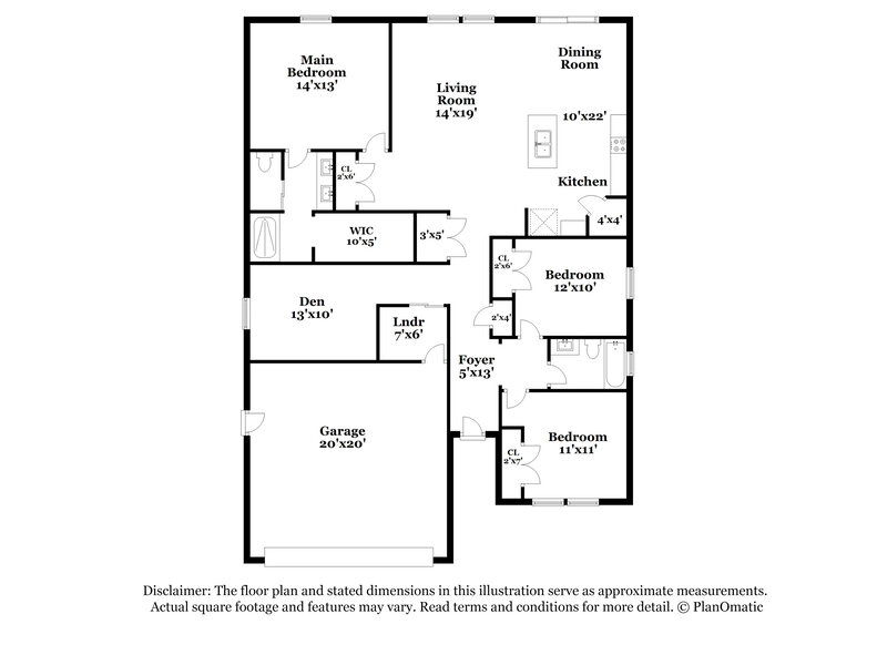 2,420/Mo, 3108 Rockwell Ln Fort Worth, TX 76179 Floor Plan View