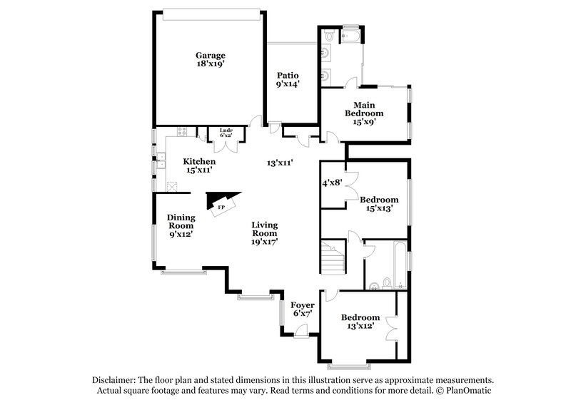 2,710/Mo, 8801 Pine Forest Dr Rowlett, TX 75088 Floor Plan View