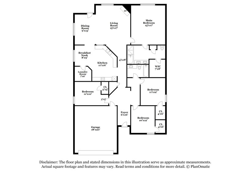 2,745/Mo, 13745 Village Vista Dr Haslet, TX 76052 Floor Plan View