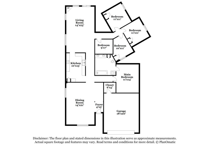 2,180/Mo, 4004 Sonoma Dr Argyle, TX 76226 Floor Plan View