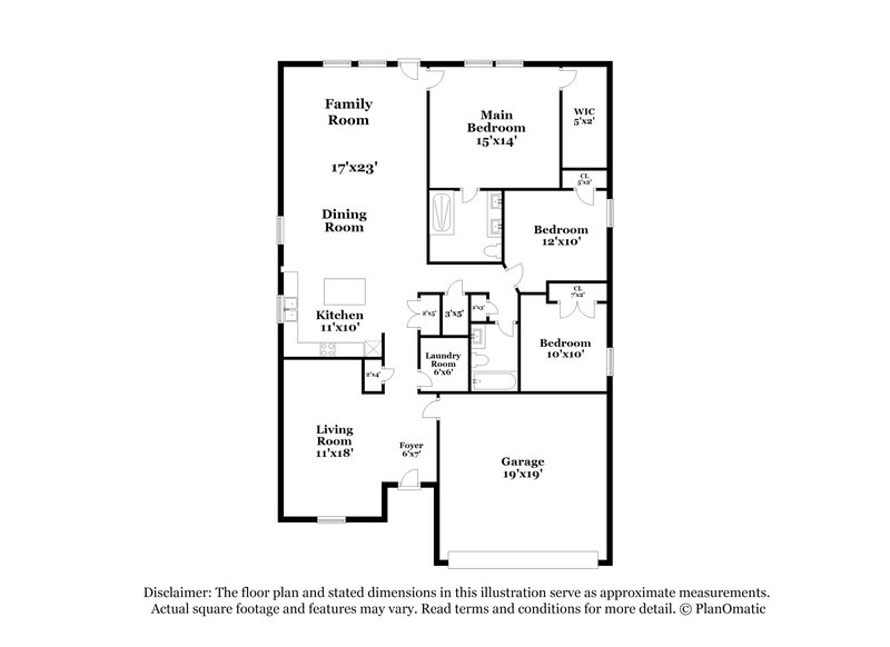 2,240/Mo, 10009 Calcite Dr Fort Worth, TX 76131 Floorplan View