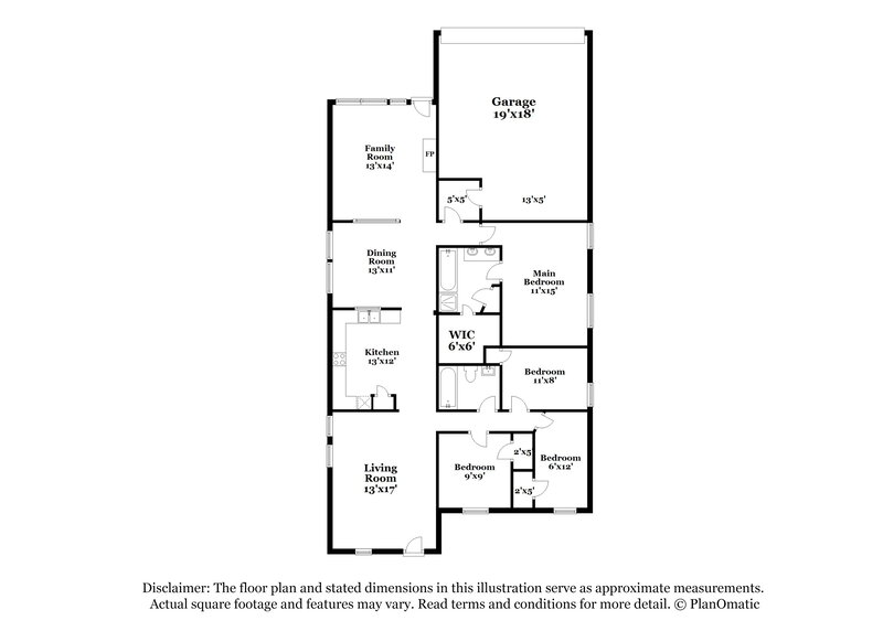 3,170/Mo, 1236 Yukon Dr Glenn Heights, TX 75154 Floor Plan View