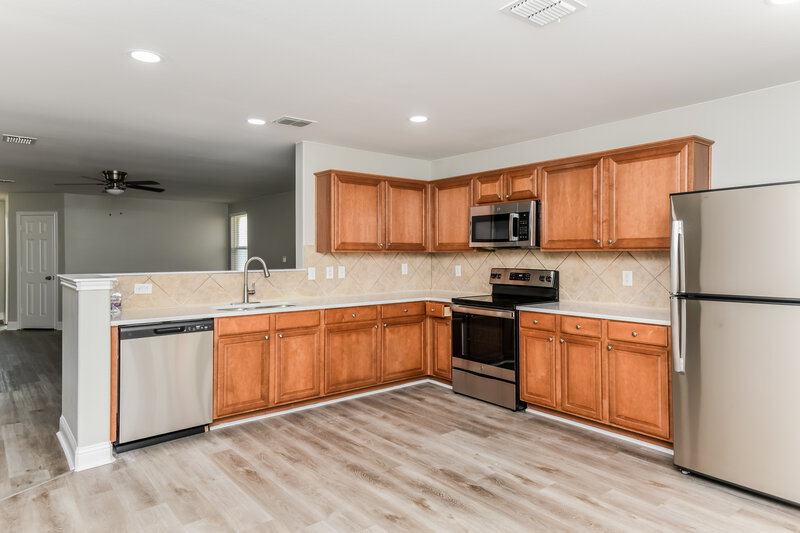 2,065/Mo, 7621 Indigo Ridge Dr # A1 Fort Worth, TX 76131 Kitchen View 2