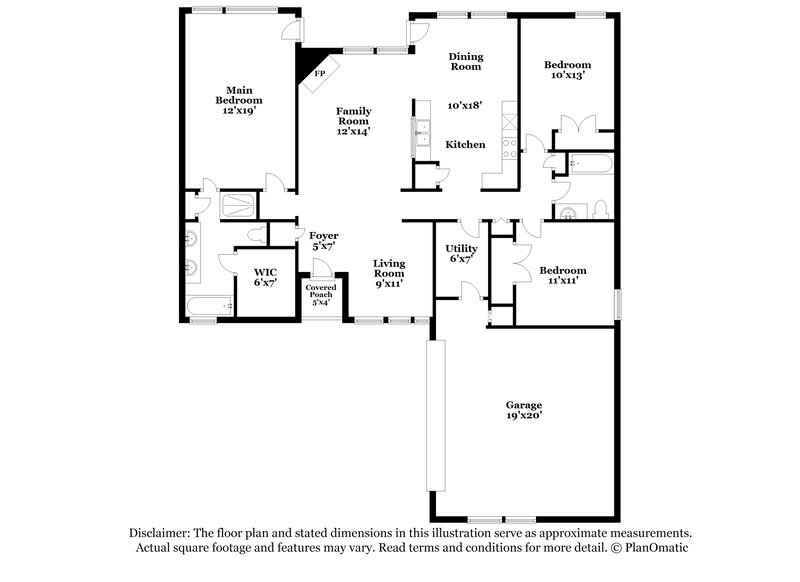2,375/Mo, 104 S Rolling Meadows Dr Wylie, TX 75098 Floor Plan View