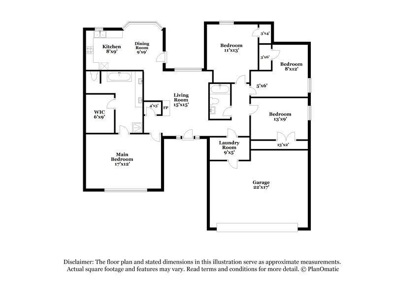 2,620/Mo, 2704 Jennie Wells Dr Mansfield, TX 76063 Floor Plan View