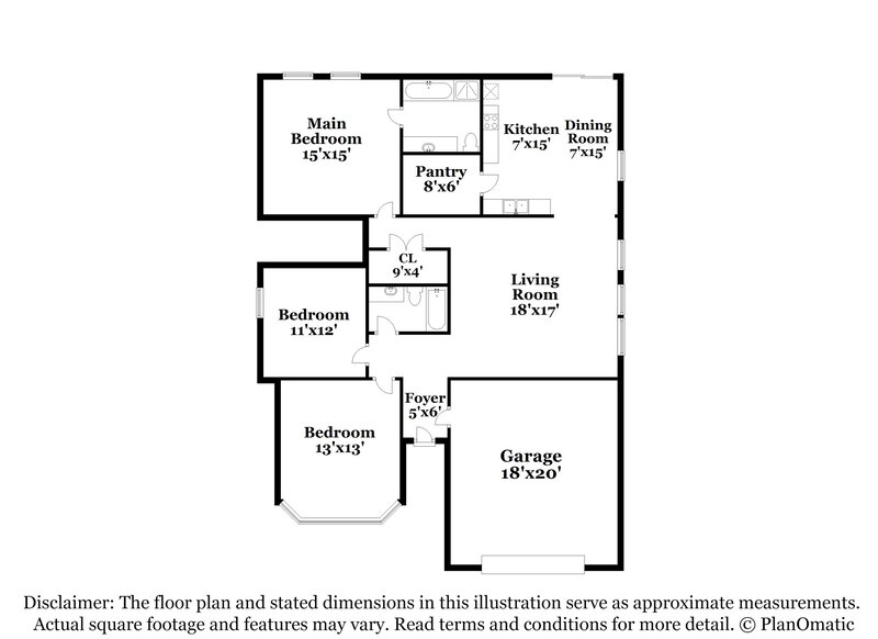 2,405/Mo, 1535 Warrington Way Forney, TX 75126 Floor Plan View