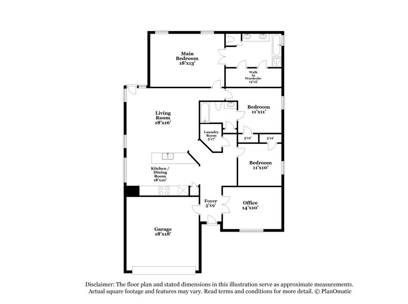 2,095/Mo, 272 Spring Hollow Dr Saginaw, TX 76131 Floor Plan View