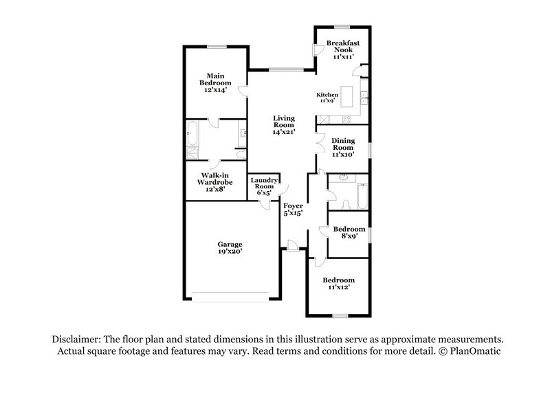 3,350/Mo, 3006 Flowering Springs Dr Forney, TX 75126 Floor Plan View