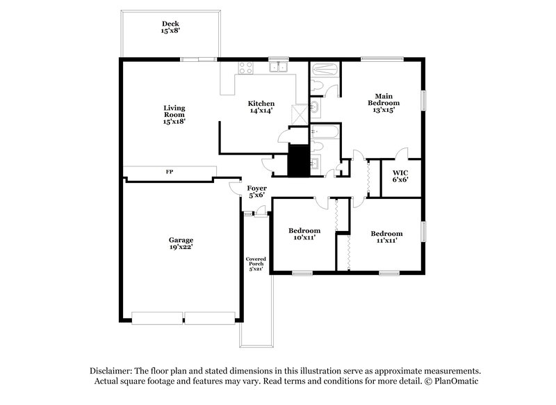 2,235/Mo, 6 Christi Ln Krum, TX 76249 Floor Plan View