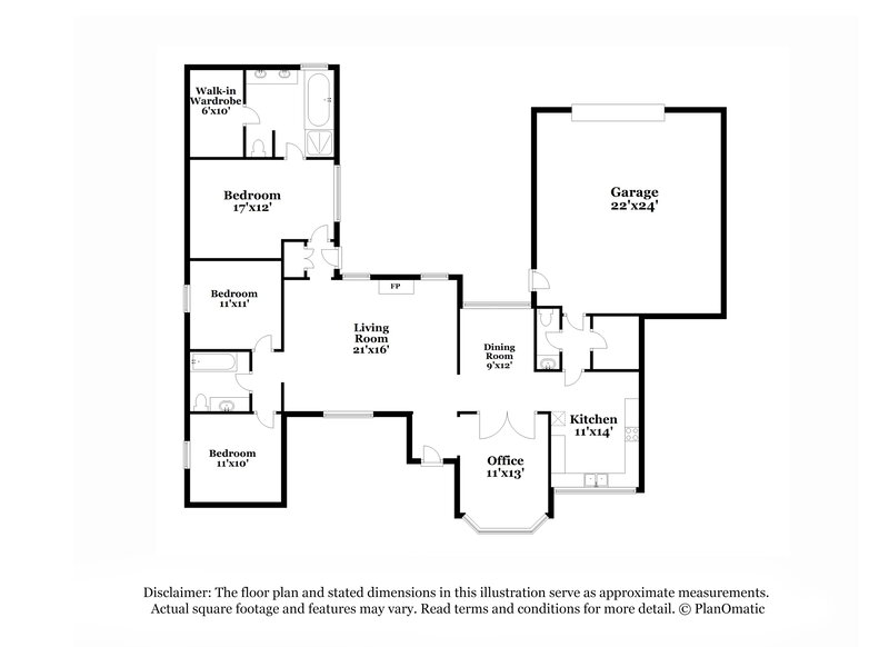 2,725/Mo, 410 Heritage St Rockwall, TX 75087 Floor Plan View
