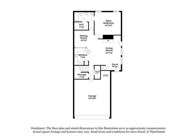 2,070/Mo, 7445 Arbor Hill Dr Fort Worth, TX 76120 Floor Plan View