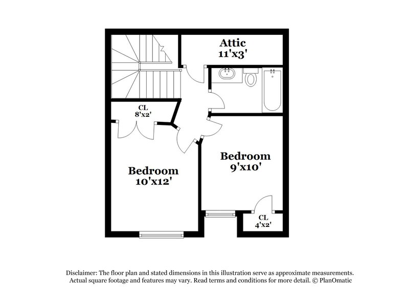 2,070/Mo, 7445 Arbor Hill Dr Fort Worth, TX 76120 Floor Plan View 2