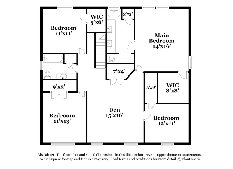 2,680/Mo, 9809 Rockledge Rd Fort Worth, TX 76108 Floor Plan View 2