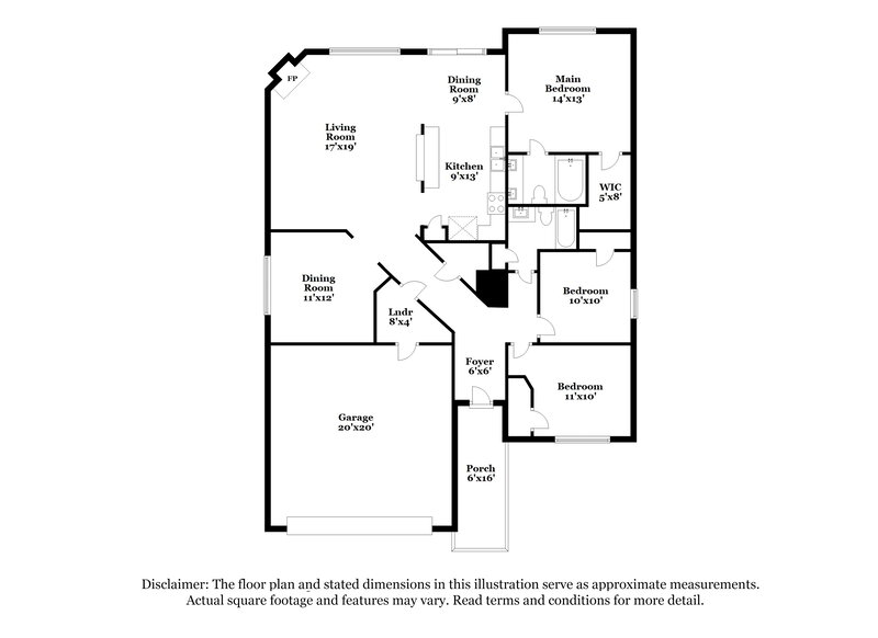 2,175/Mo, 3900 Sonoma Dr Argyle, TX 76226 Floor Plan View