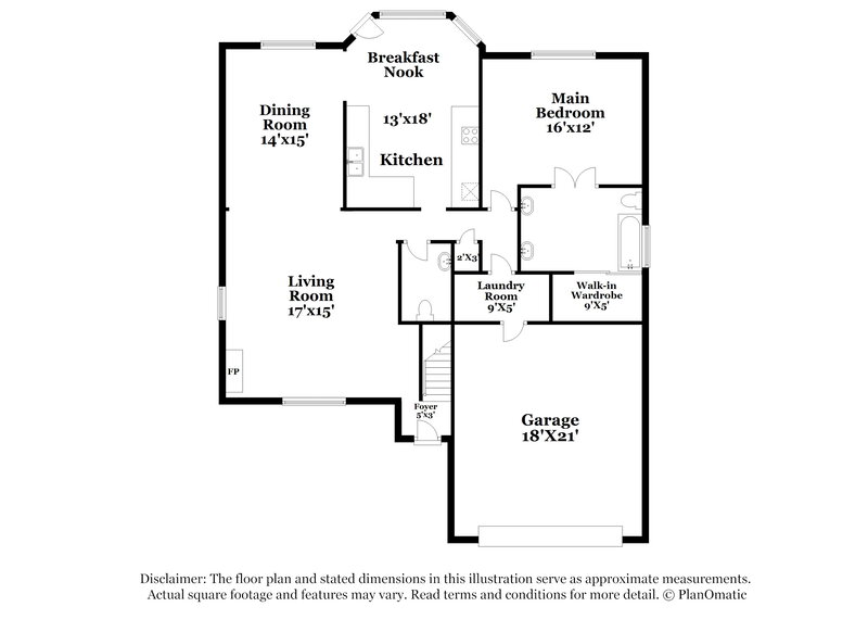 2,345/Mo, 4605 Birchbend Ln Fort Worth, TX 76137 Floor Plan View