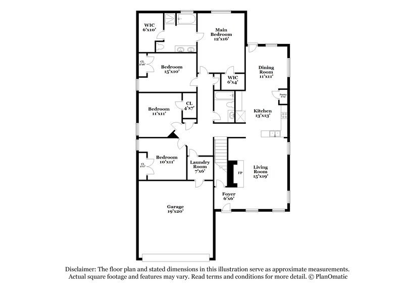 2,580/Mo, 1429 Dun Horse Dr Haslet, TX 76052 Floor Plan View