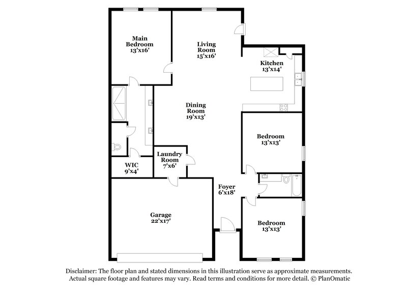 2,440/Mo, 226 Headwater Dr Rockwall, TX 75087 Floor Plan View