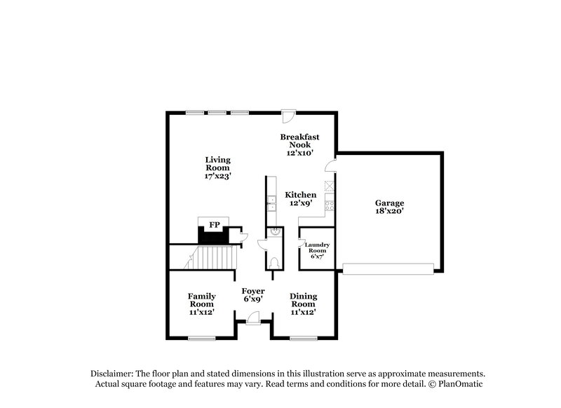 3,125/Mo, 10617 Elk Hollow Dr Fort Worth, TX 76140 Floor Plan View