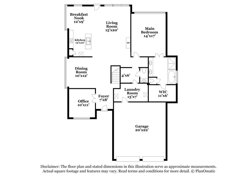 2,860/Mo, 1105 Highgate Rd Forney, TX 75126 Floor Plan View