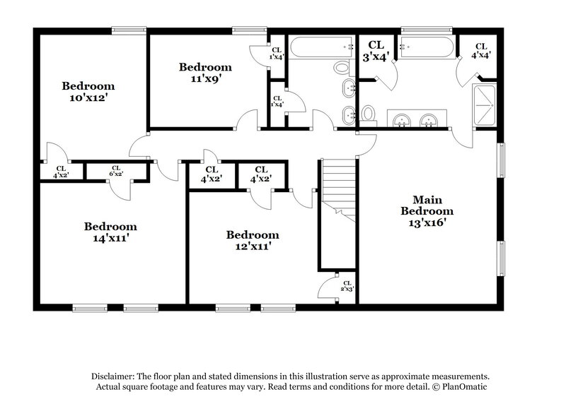 2,460/Mo, 5100 Hot Springs Trl Fort Worth, TX 76137 Floor Plan View 2