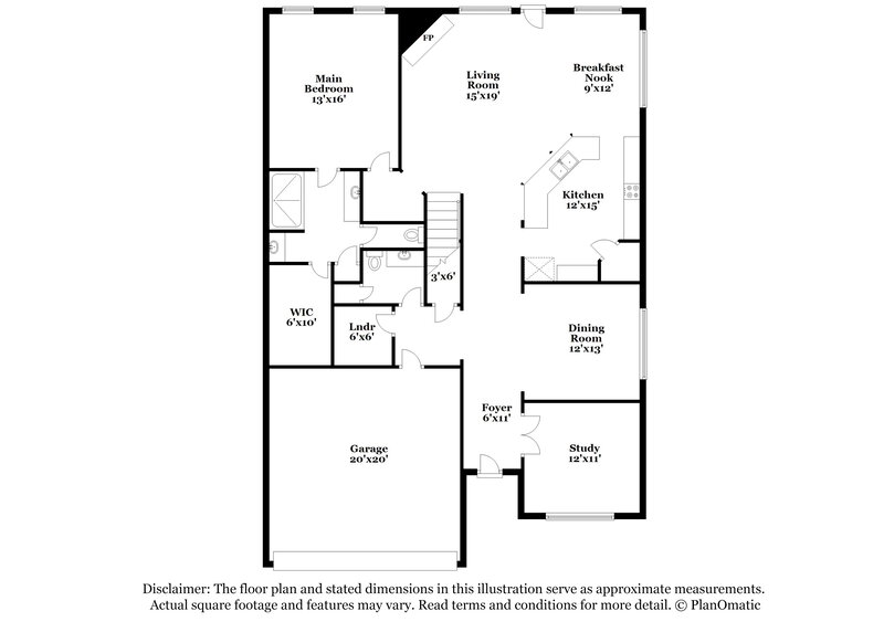 3,165/Mo, 3937 Hollow Lake Rd Roanoke, TX 76262 Floor Plan View