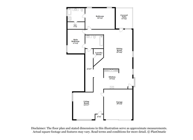 2,140/Mo, 1005 Fort Apache Dr Haslet, TX 76052 Floorplan View