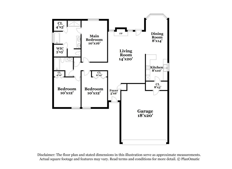 2,145/Mo, 3616 Crosswicks Ct Fort Worth, TX 76137 Floor Plan View
