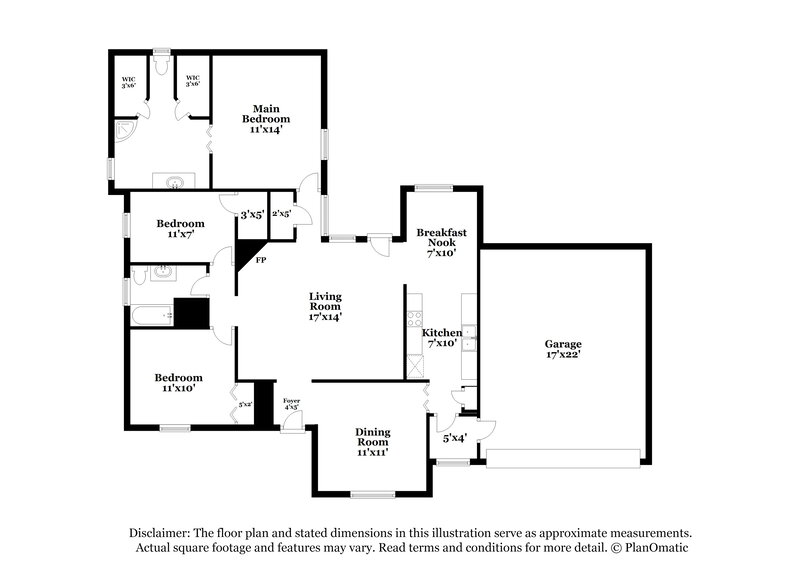 2,355/Mo, 3516 Jasmine Trl Arlington, TX 76017 Floor Plan View