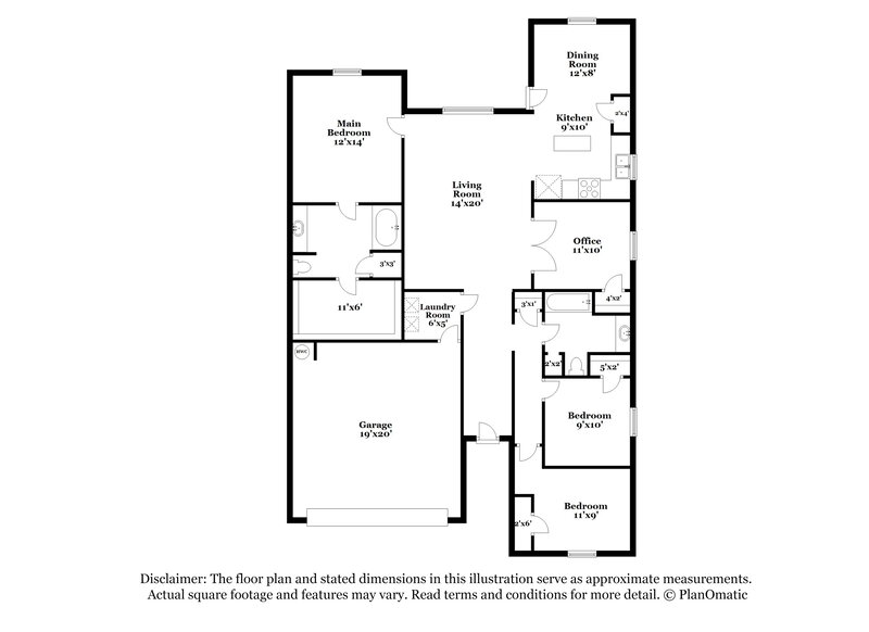 2,240/Mo, 6321 Verdon Gorge Dr Fort Worth, TX 76179 Floor Plan View