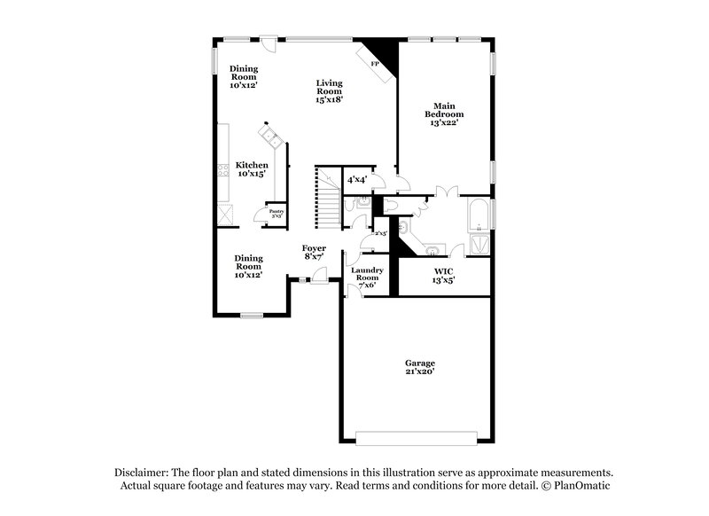 2,275/Mo, 6129 Farrah Dr Fort Worth, TX 76131 Floor Plan View