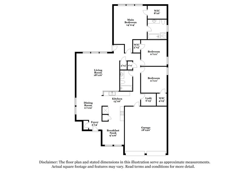 2,070/Mo, 13329 Dove Ranch Rd Roanoke, TX 76262 Floor Plan View