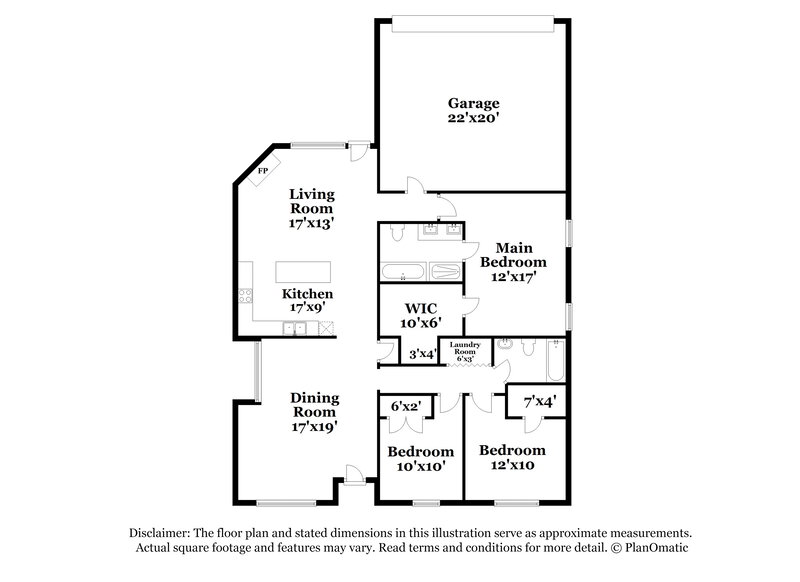 2,245/Mo, 216 Rosewood Ln Cedar Hill, TX 75104 Floor Plan View