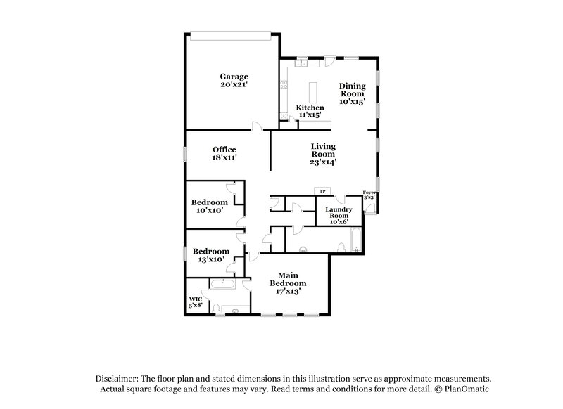 0/Mo, 616 Trillium Ln Desoto, TX 75115 Floor Plan View