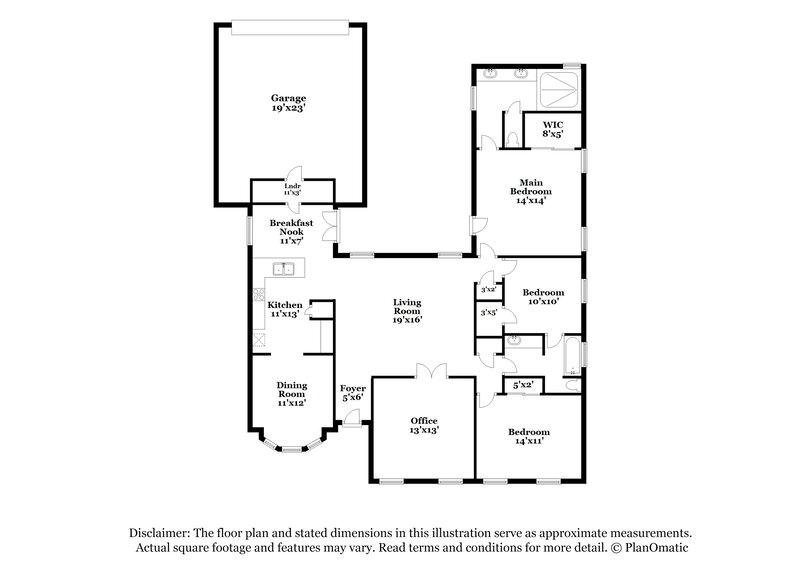 2,150/Mo, 1029 Primrose St Mesquite, TX 75149 Floor Plan View
