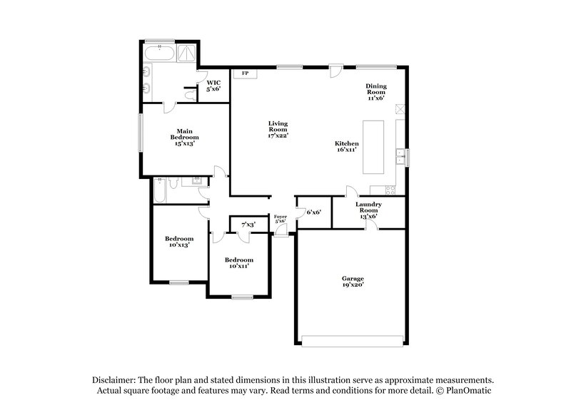 1,990/Mo, 1621 Lesli Dr Royse City, TX 75189 Floor Plan View