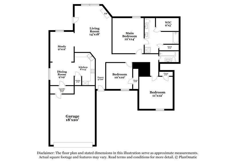 2,430/Mo, 5118 Ridge Pointe Dr Arlington, TX 76017 Floor Plan View