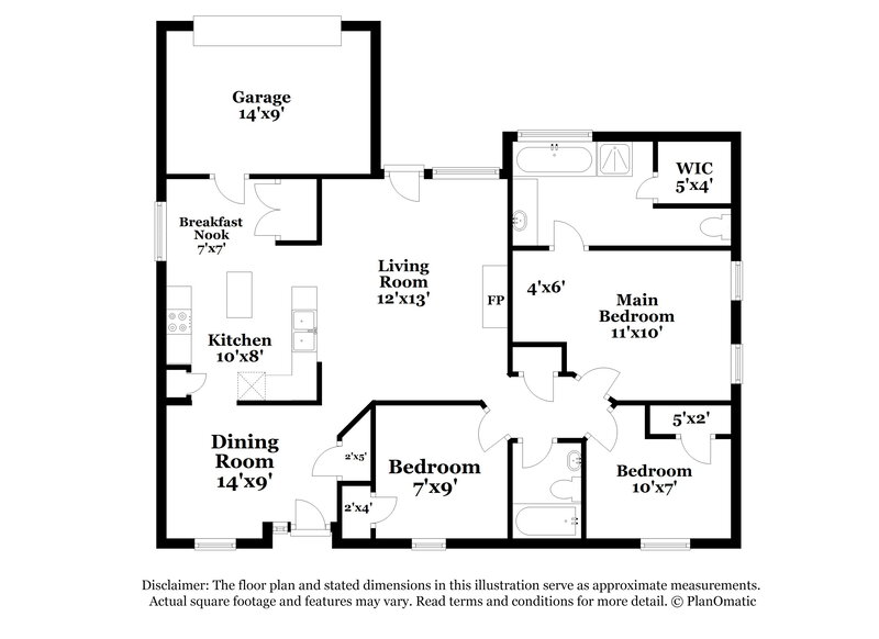 3,350/Mo, 1500 Sage Ct Mesquite, TX 75181 Floor Plan View